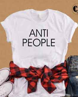 T-Shirt Anti People by Clotee.com Tumblr Aesthetic Clothing