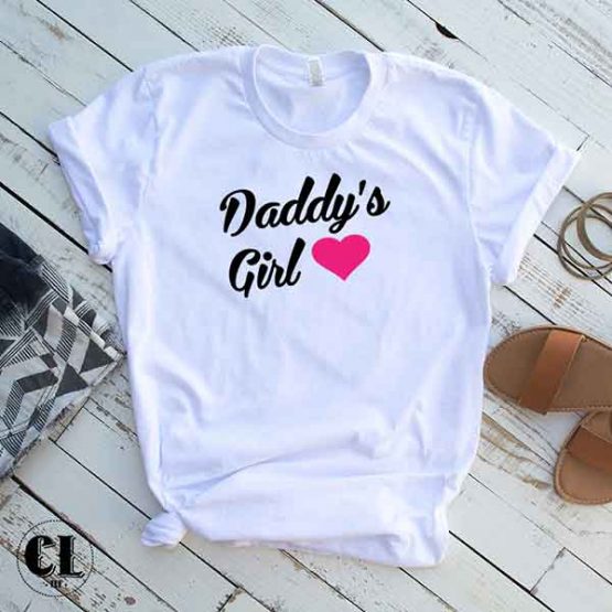 T-Shirt Daddy's Girl by Clotee.com Tumblr Aesthetic Clothing