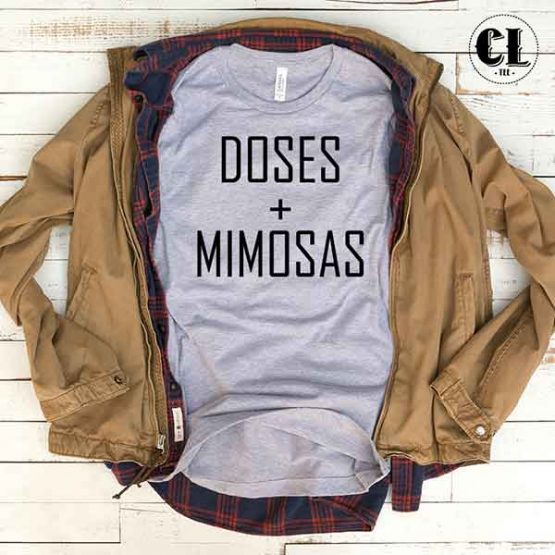 T-Shirt Doses + Mimosas by Clotee.com Tumblr Aesthetic Clothing