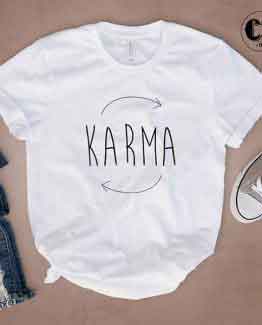 T-Shirt Karma by Clotee.com Tumblr Aesthetic Clothing