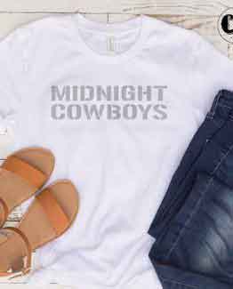 T-Shirt Midnight Cowboys by Clotee.com Tumblr Aesthetic Clothing