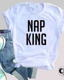 T-Shirt Nap King by Clotee.com Tumblr Aesthetic Clothing