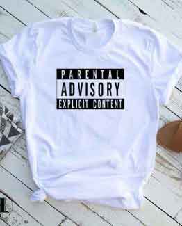 T-Shirt Parental Advisory Explicit Content by Clotee.com Tumblr Aesthetic Clothing