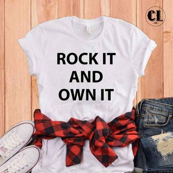 T-Shirt Rock and Own It by Clotee.com Tumblr Aesthetic Clothing