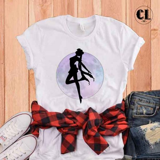 T-Shirt Sailor Moon Silhouette by Clotee.com Tumblr Aesthetic Clothing