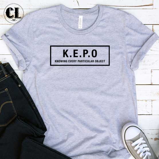 T-Shirt Kepo men women round neck tee. Printed and delivered from USA or UK.