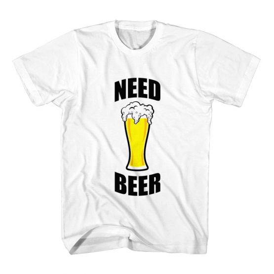 Father and Son Clothing T-Shirt Need Beer Need Milk by Clotee.com Father and Son Matching Tee Shirt Set