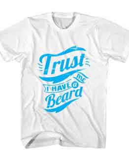 T-Shirt I Have Beard Typography by Clotee.com Typography, Lettering, Calligraphy Men Women Crew Neck Tee