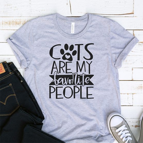 T-Shirt Cats Are My Favorite People Pet Lover by Clotee.com Cat Mom, Love Cats, Gift For Cat Mom