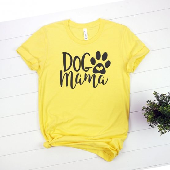 T-Shirt Dog Mama Pet Lover by Clotee.com Rescue Dog, Fur Mama, Dog Lover