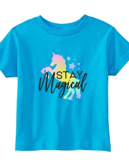 Kids T-Shirt Stay Magical Toddler Children. Printed and delivered from USA or UK.