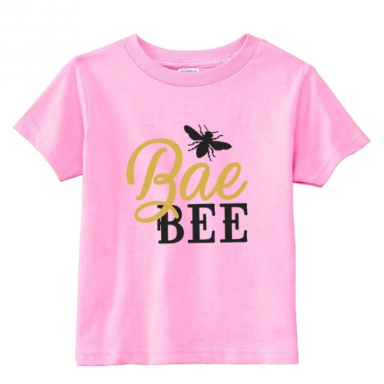 Kids T-Shirt Bae Bee Toddler Children. Printed and delivered from USA or UK.