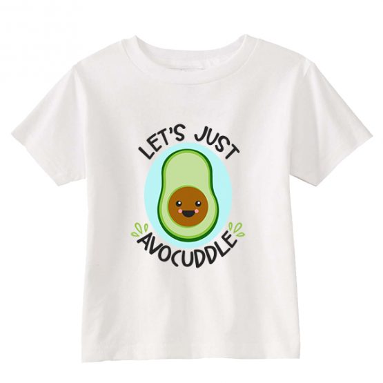 Kids T-Shirt Let's Avocuddle Toddler Children. Printed and delivered from USA or UK.