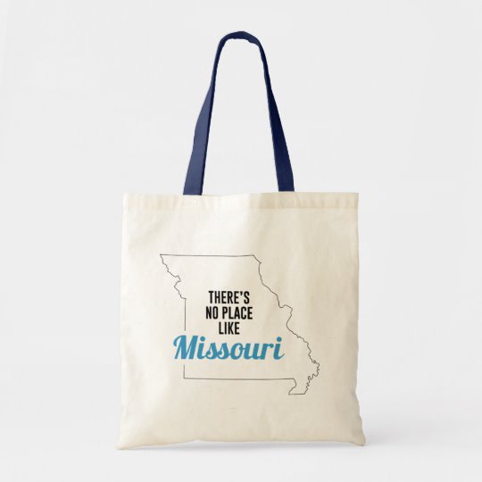 There is No Place Like Missouri Tote Bag, Missouri State Holiday Christmas, Missouri Canvas Grocery Shopping Reusable Bag, Missouri Home Base by Clotee.com There is No Place Like Home