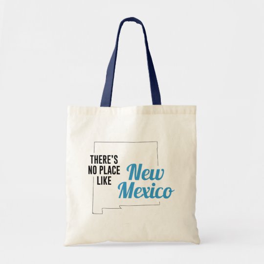 There is No Place Like New Mexico Tote Bag, New Mexico State Holiday Christmas, New Mexico Canvas Grocery Shopping Reusable Bag, New Mexico Home Base by Clotee.com There is No Place Like Home