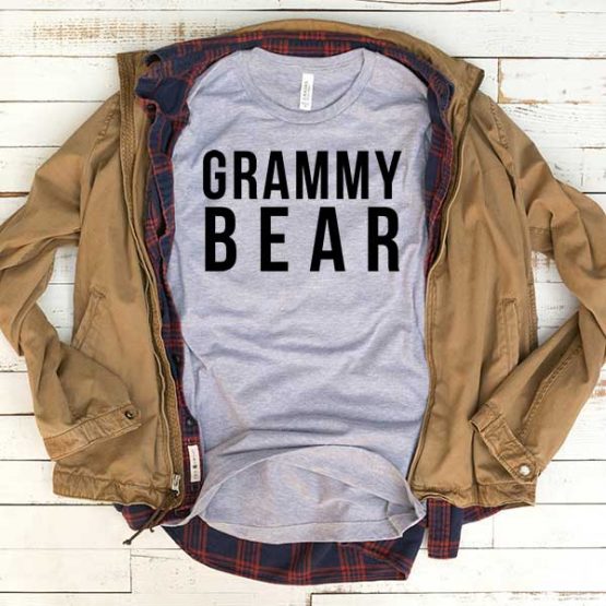 T-Shirt Grammy Bear men women funny graphic quotes tumblr tee. Printed and delivered from USA or UK.
