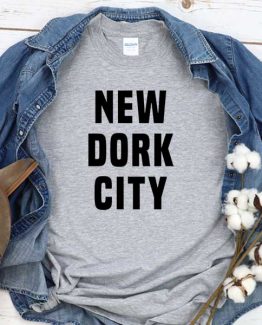 T-Shirt New Dork City men women crew neck tee. Printed and delivered from USA or UK