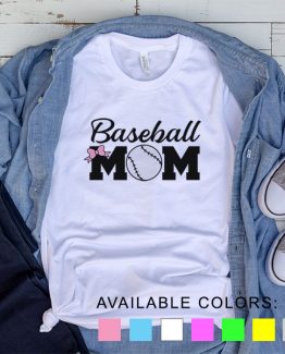 T-Shirt Baseball Mom Fans by Clotee.com Aesthetic Clothing