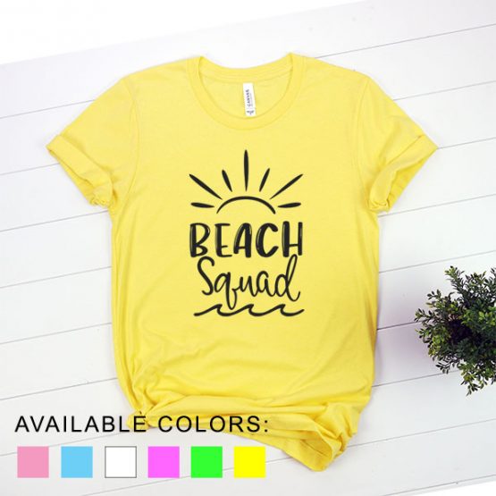 T-Shirt Vacation Beach Squad by Clotee.com Aesthetic Clothing