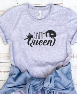 T-Shirt Vacation Camp Queen by Clotee.com Tumblr Aesthetic Clothing