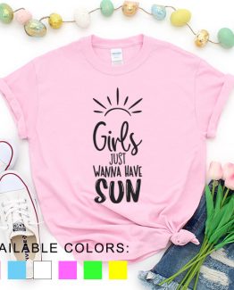 T-Shirt Vacation Girls Just Wanna Have Sun by Clotee.com Aesthetic Clothing