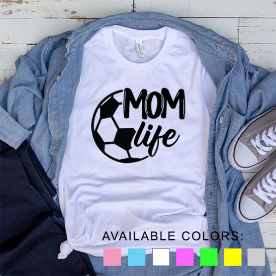 T-Shirt Soccer Mom Life by Clotee.com Aesthetic Clothing