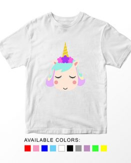 T-Shirt Unicorn Head 14 by Clotee.com Aesthetic Clothing