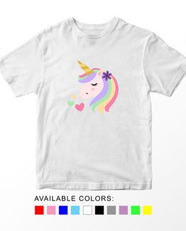 T-Shirt Unicorn Head 18 by Clotee.com Aesthetic Clothing