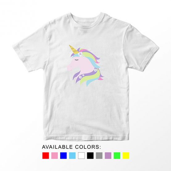 T-Shirt Unicorn Head 3 by Clotee.com Aesthetic Clothing
