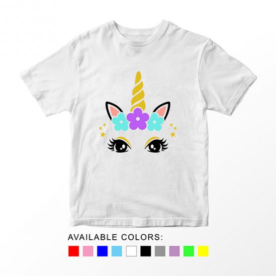 T-Shirt Unicorn Head 5 by Clotee.com Aesthetic Clothing