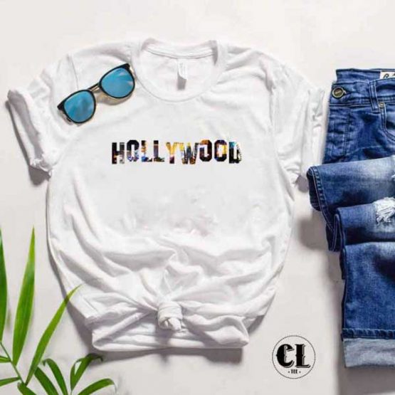 T-Shirt Hollywood by Clotee.com Tumblr Aesthetic Clothing