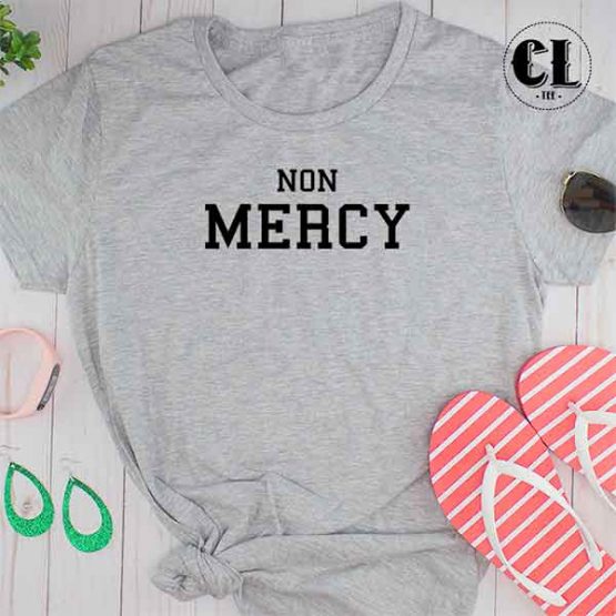 T-Shirt Non Mercy by Clotee.com Tumblr Aesthetic Clothing