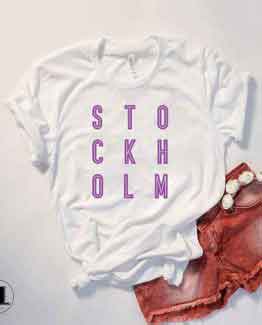 T-Shirt STOCKHOLM by Clotee.com Tumblr Aesthetic Clothing