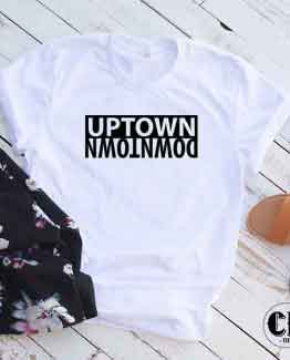 T-Shirt Uptown Downtown by Clotee.com Tumblr Aesthetic Clothing
