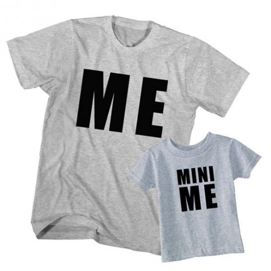 Dad and Son T-Shirt Me Mini Me by Clotee.com Father and Son Matching Tee Shirt Set