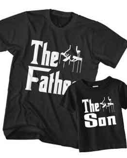 Dad and Son T-Shirt The Father The Son The Godfather Parody by Clotee.com Father and Son Matching Tee Shirt Set