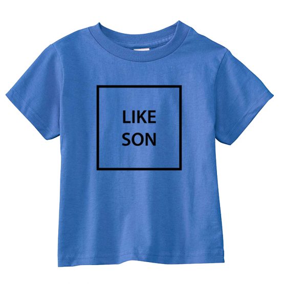 Dad and Son Matching T-Shirt Like Father Like Son by Clotee.com Father and Son Matching Tee Shirt Set