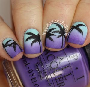 Tropical Summer Nails