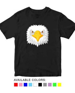 Eagle Toddler Kid Children T-Shirt Animal Head Toddler Children Tee. Printed and delivered from USA or UK.