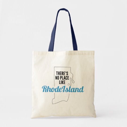 There is No Place Like Rhode Island Tote Bag, Rhode Island State Holiday Christmas, Rhode Island Canvas Grocery Shopping Reusable Bag, Rhode Island Home Base by Clotee.com There is No Place Like Home
