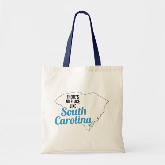 There is No Place Like South Carolina Tote Bag, South Carolina State Holiday Christmas, South Carolina Canvas Grocery Shopping Reusable Bag, South Carolina Home Base by Clotee.com There is No Place Like Home