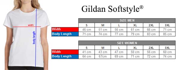 Clotee Size Chart T-Shirt