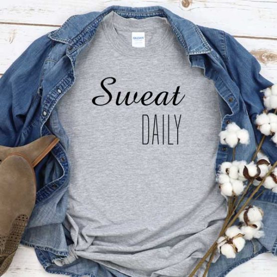 T-Shirt Sweet Daily men women round neck tee. Printed and delivered from USA or UK