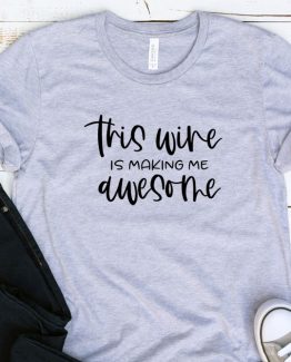 T-Shirt Adulting This Wine Is Making Me Awesome by Clotee.com Aesthetic Clothing