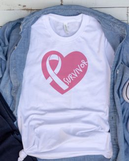 T-Shirt Cancer Awareness Survivor by Clotee.com Tumblr Aesthetic Clothing