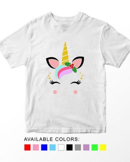 T-Shirt Unicorn Christmas by Clotee.com Aesthetic Clothing