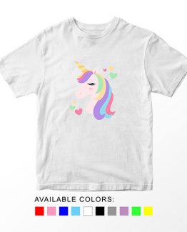 T-Shirt Unicorn Head 1 by Clotee.com Aesthetic Clothing