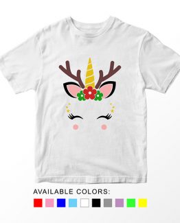 T-Shirt Unicorn Reindeer by Clotee.com Aesthetic Clothing
