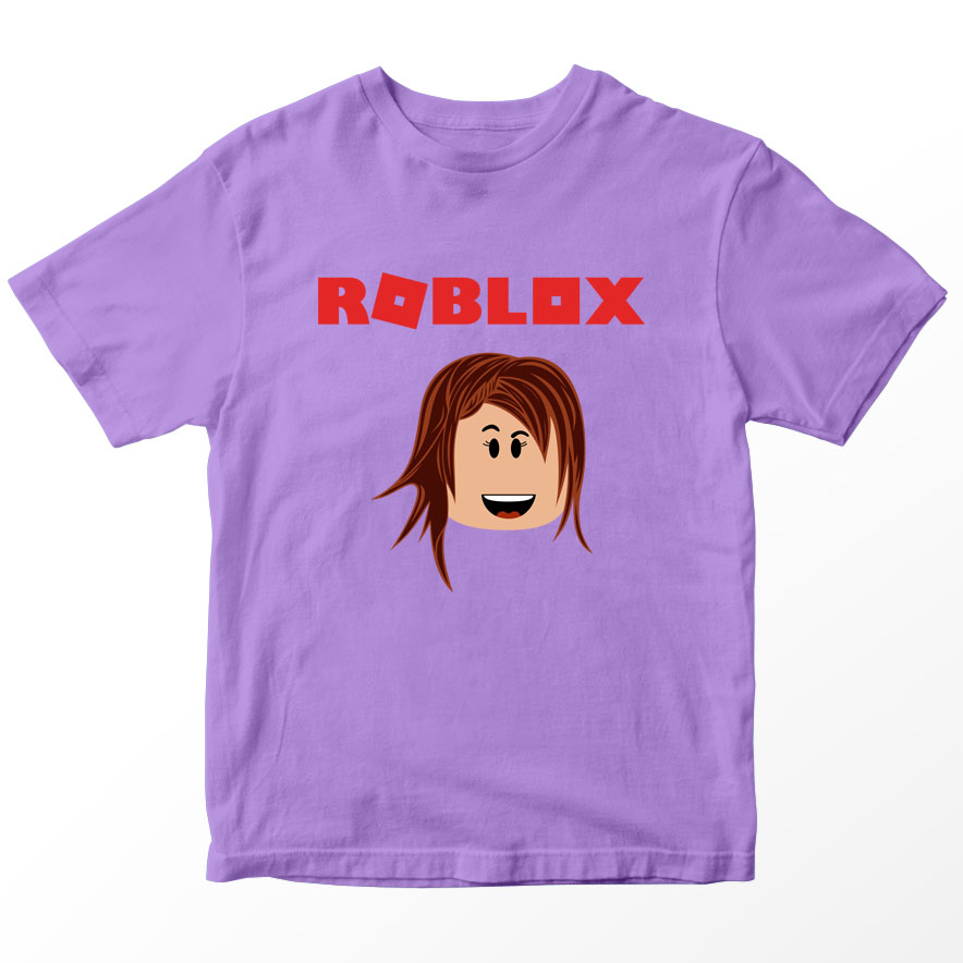 Roblox Face 12 Boy Character T-Shirt, Children Costume Shirts, Kids Outfit  ~